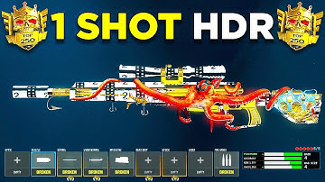 *NEW* 1 SHOT Sniper Loadout in S6 of WARZONE ( Best HDR Class Setup )