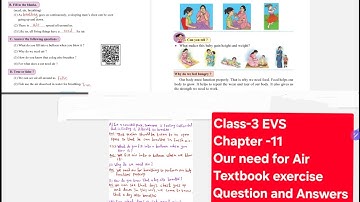 Class 3 EVS Chapter 11 – Our Need for Air |Textbook  Exercises questions Answers