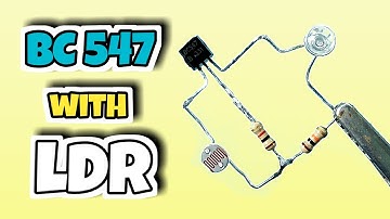 bc547 Transistor Project With LDR