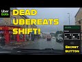 I Survived A Very Quiet☠️ Uber Eats Shift!