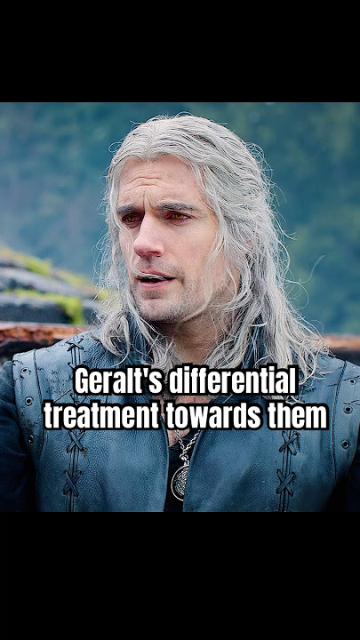 Geralt's differential treatment towards them#thewitcher #shorts #shortvideo #foryou #series