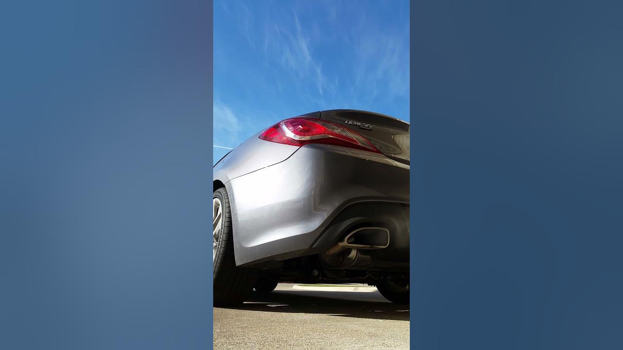 Before & After Resonator Delete 3.8 Genesis Coupe YouTube