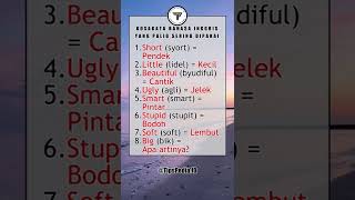 Belajar Kosakata Bahasa Inggris Yang Sering Dipakai dan Cara Pengucapannya |  #55 #shorts #short screenshot 5