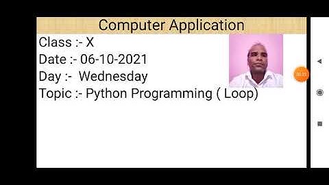 Class X computer Application 06 10 2021 By Mr  Praveen Singh