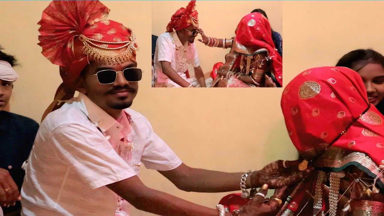 आदिवासी शादी रीति रिवाज दुल्हन को ससुराल में क्या क्या काम कराया जाता हैं‼️मंगल फेरा मंगलसूत्र विधि