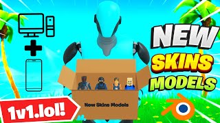 NEW SKIN MODELS RELEASED! PC & MOBILE (1V1.LOL)