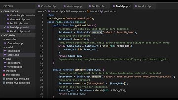 PHP Model View Controller (MVC) - Read Data dari Database MySQL