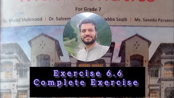 Grade 7 Unit 6 Exercise 6.6 Complete Solved Exercise