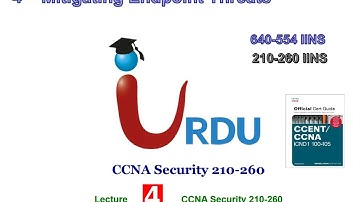 CCNA Security 210 260 Lecture 4 Endpoint Threats