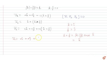 `vecx` and `vecy` are two mutually perpendicular unit vectors. If the vectors `ahatx + ahaty +
