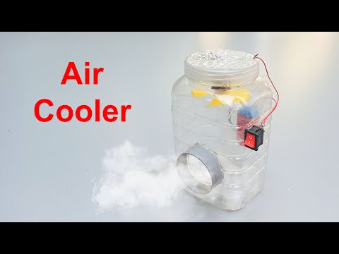 How to Make Air Cooler at Home, Easy Science Project at Home