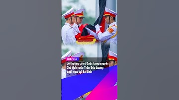 Lễ thượng cờ rủ Quốc tang nguyên Chủ tịch nước Trần Đức Lương | MZ NEWS #mznews #mznetwork