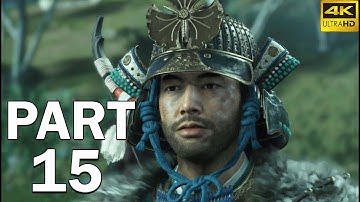 GHOST OF TSUSHIMA Gameplay Walkthrough - Part 15 - A MESSAGE IN FIRE [4K 60FPS PS4 PRO]