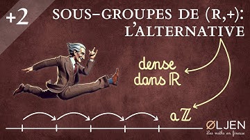 [EM#39] Sous-groupes additifs de R: l