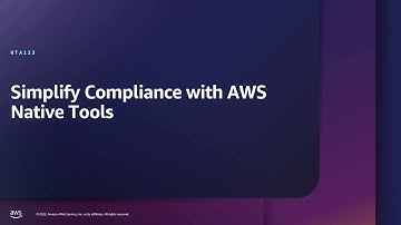 AWS re:Inforce 2025 - Simplify compliance with AWS native tools (NTA123)