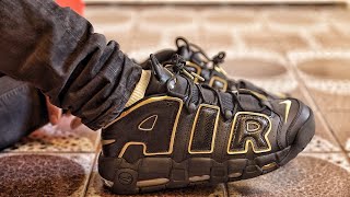 Air More Uptempo EU City Pack France Colorway Sneaker Unboxing and On-Foot Review - YouTube