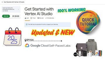 [NEW] Get Started with Vertex AI Studio || GSP1154 || UPDATED Tutorial #qwiklabs #arcade
