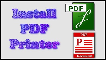 How To Install PDF Printer In Windows 7 -10 | Create PDF Files | Full HD(NEW)