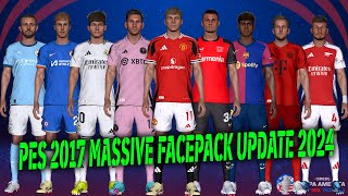 PES 2017 Massive Facepack Update 2024