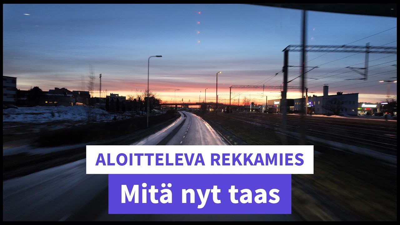 ALOITTELEVA REKKAMIES mitä nyt taas