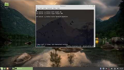 Linux Terminal Customization | Tmux Left Status Bar