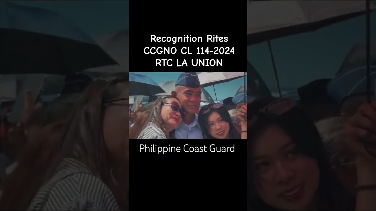 Recognition Rites CCGNO CL 114-2024 RTC LA UNION Congrats mga buddy 