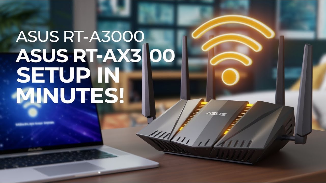 Asus RT AX3000 Dual Band WiFi Router Setup - YouTube