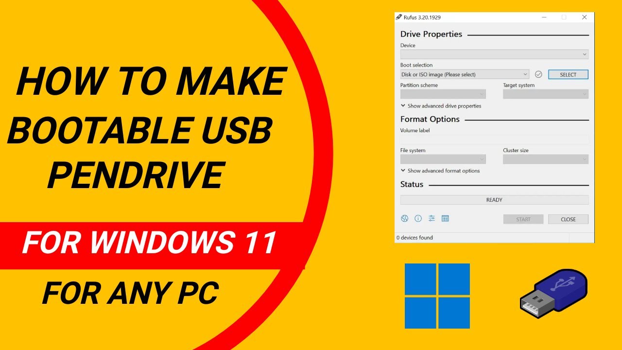 How to make Bootable usb for Windows 11 | Bootable usb for windows 11 ...