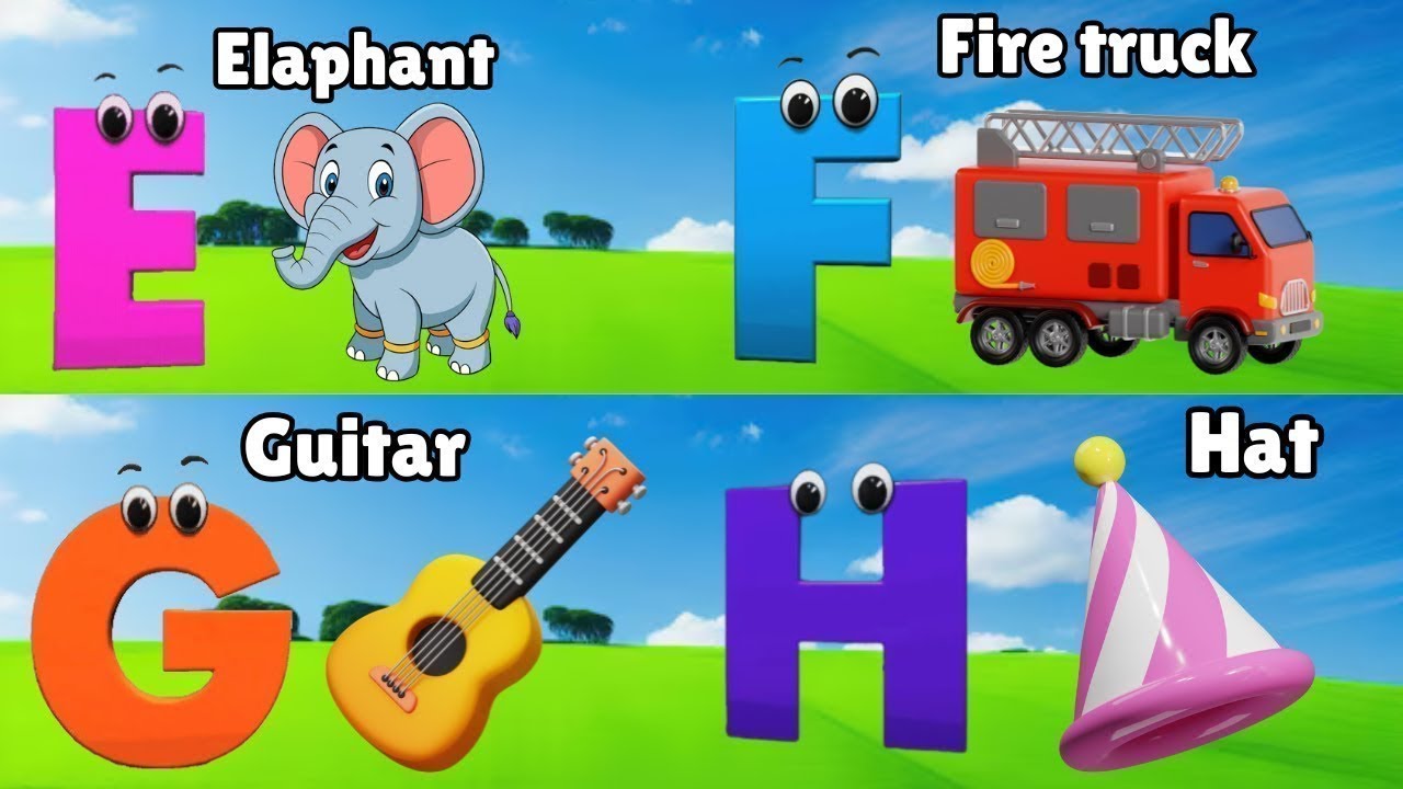 ABC Song Phonics, Transportation Song, ABC Song, Alphabet Educational ...