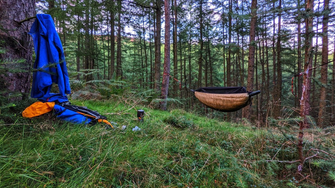 A peaceful hammock wildcamp in a secret peak district location. YouTube