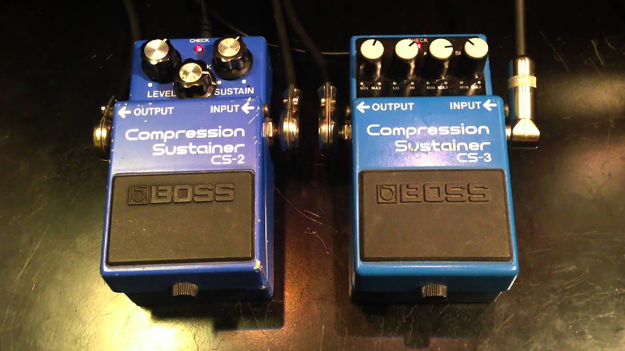 試奏動画】BOSS CS-2 Compression Sustainer【BOSS COMPACT PEDAL ...