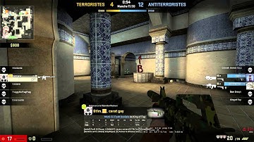 CSGO : M4A1 CLUTCH !! (headshot outta nowhere)