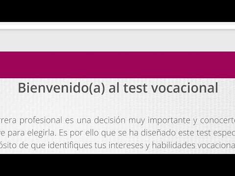 Test Vocacional SEP