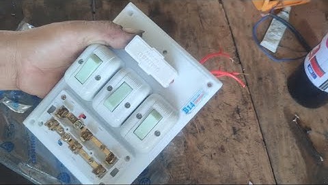 Hướng dẫn cách đấu bảng điện ba công tắc, đơn giản , nhưng không phải ai cũng làm được.