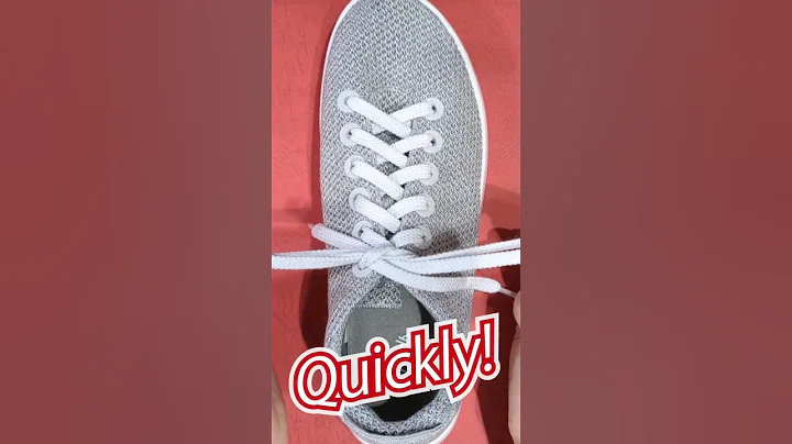 Tie Your Shoes Quickly! Tie in 2 seconds