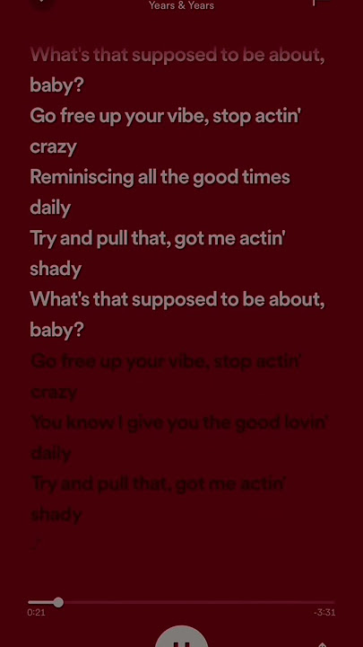 Breathe - Years & Years : Sped Up