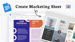 How to add a Brochure Template in Google Docs