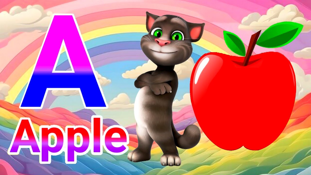 A for Apple B for Ball C for Cat D For Dog Learning Tv Phonics Song A ...