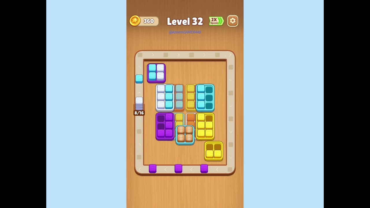 Wood Factory Color Sort Level 32 Walkthrough Solution