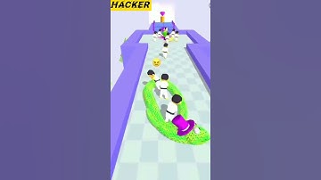 Snake Master 3D Noob vs Pro vs Hacker || All Levels Gameplay || #Shorts