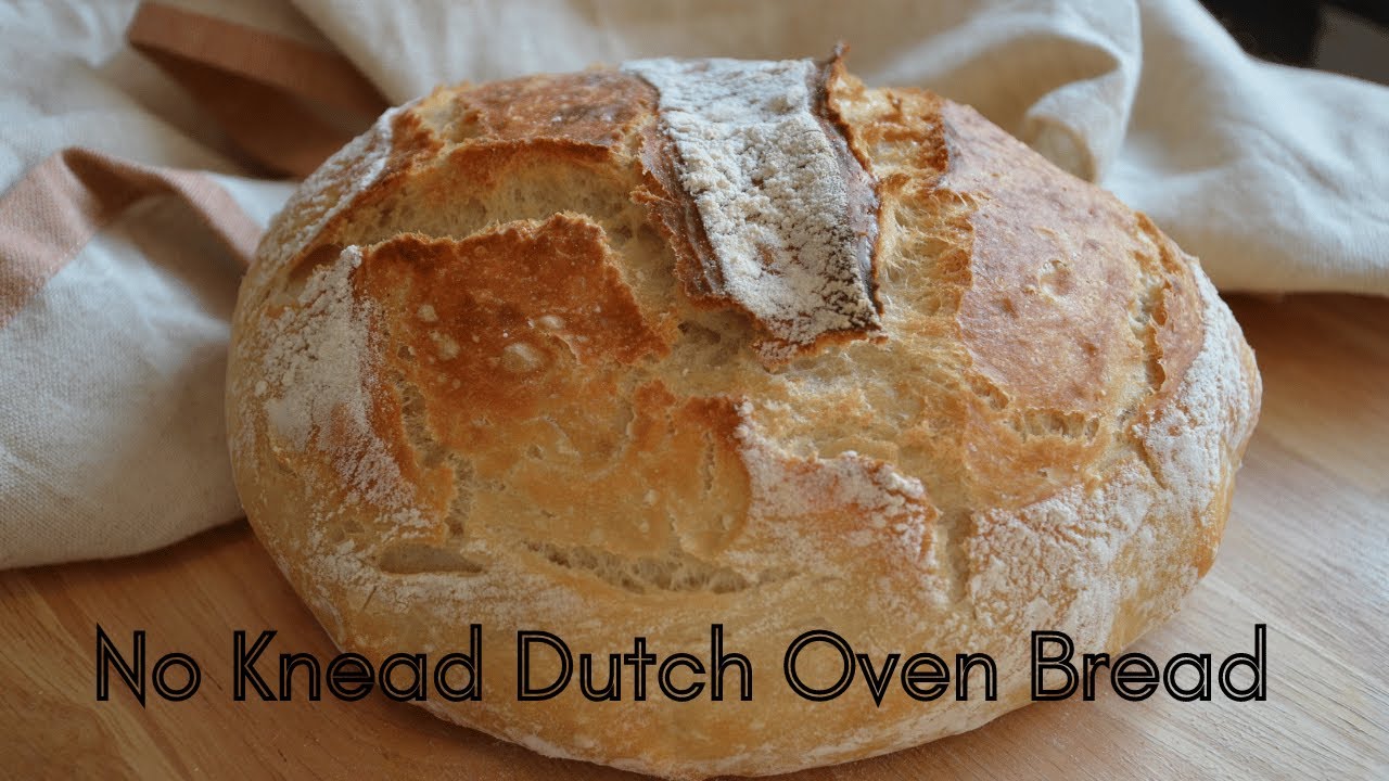 How to Make the Easiest and Tastiest Bread Ever No Knead Dutch Oven
