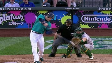 OAK@SEA: Morrison drives home Seager with a single