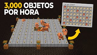 Granja de HOGLINS COMIDA y CUERO Minecraft 1.20 JAVA - 3,000 por Hora!