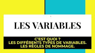 ITC/NSI/SNT Les variables