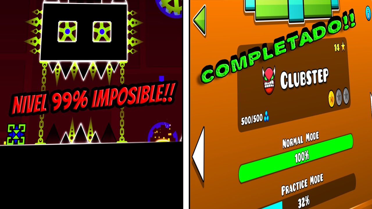 Me pasé el nivel infernal de Geometry Dash