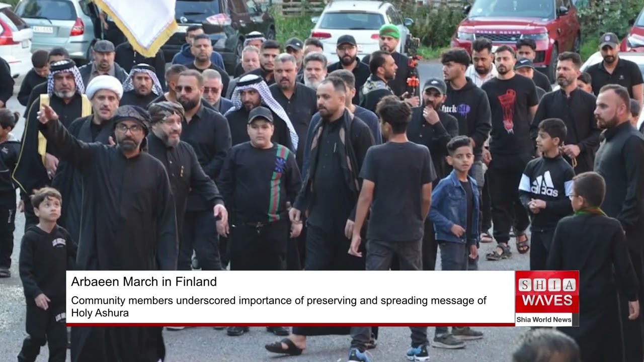 Iraqi Shia community in Finland holds large Arbaeen procession