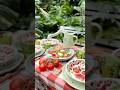 I’m obsessed! Isn’t this tablescape just delicious 🍅🍽️🌿 #tablescape #delicious #alfrescodining