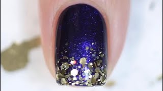 Christmas Glitter ombré /gradient Glitter without sponge/Nail Art/ Sensationails4u