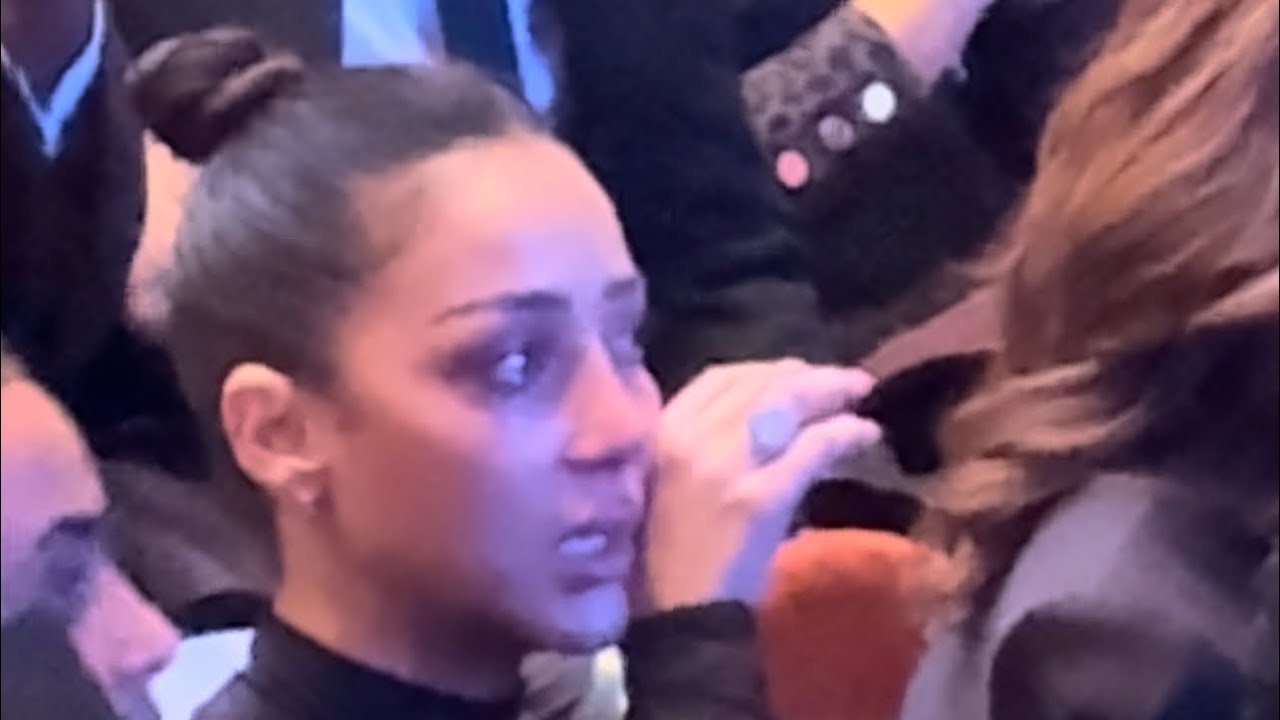 تأثر بسمة بوسيل في حقل تكريم محمد رحيم