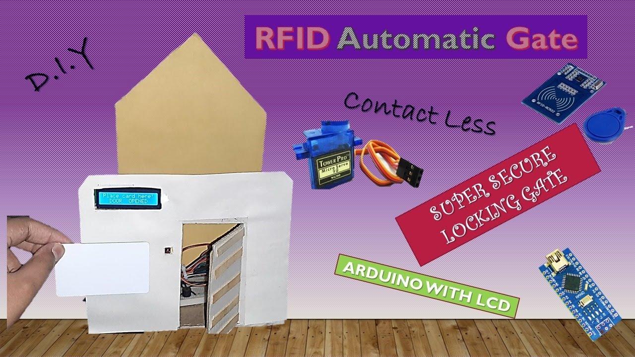 How to Make RFID Based Door Lock System - YouTube